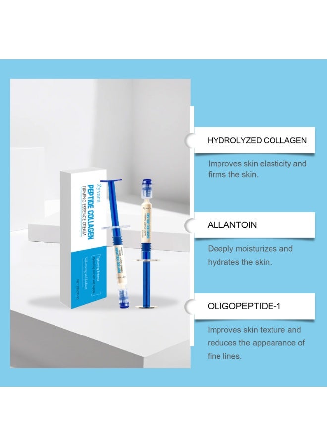 Zyvarn 2-PACKS Double Peptide Collagen Firming Essence Cream | Promotes Collagen Regeneration and Improves Skin ElasticityDouble Peptide Collagen Firming Essence Cream | Promotes Collagen Regeneration and Improves Skin Elasticity 5g*4 - Image 2